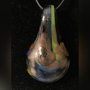 MURANO GLASS PENDANT NECKLACE